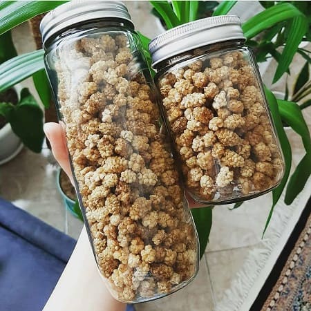 تصویر 1 از قیمت خرید توت موزی سفید خشک با فروش عمده